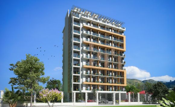 Residential building on the new center of Batumi